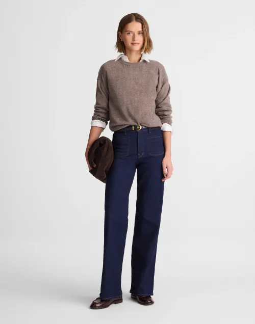 The Emmy Wide-Leg Jean in Rinse Wash