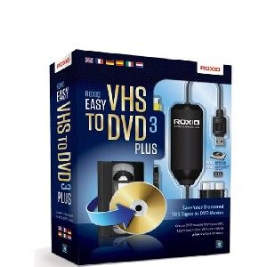 Product shot of Roxio Easy VHS to DVD 3 Plus for Windows