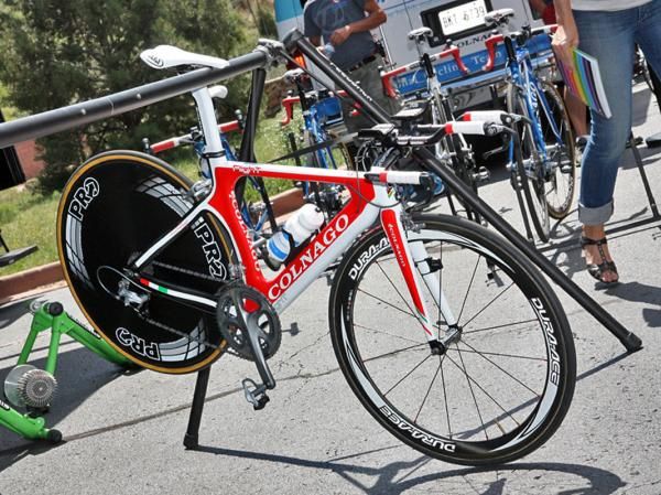 Team Type 1 set out on Colnago Flight aero bikes for the opening prologue.