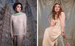 Untitled #581 (left), and Untitled #579, by Cindy Sherman, 2016 at Sprüth Magers