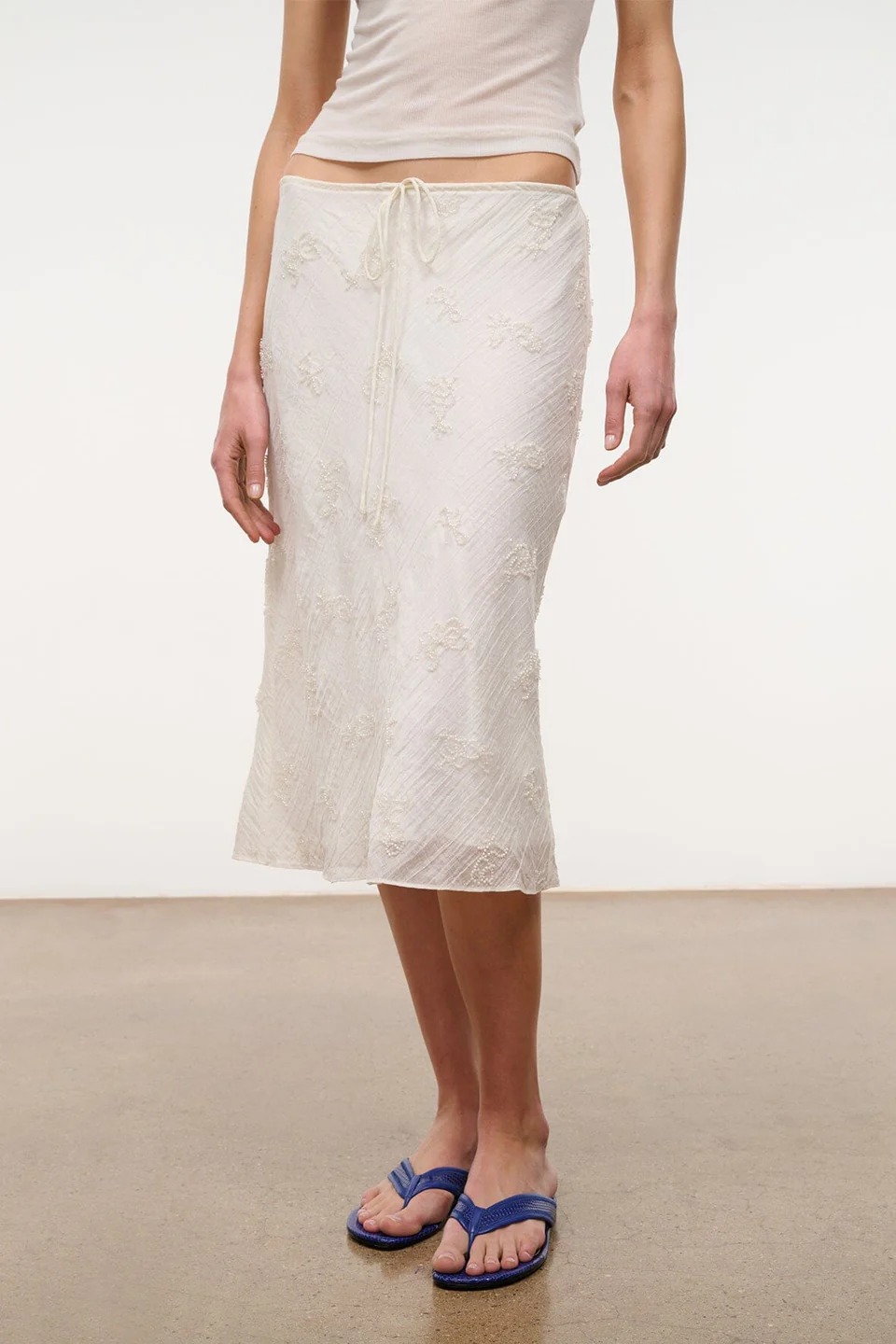 Lucia Skirt | White - White / Xs