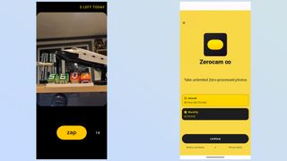 zerocam hands-on screenshots