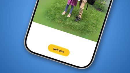 An iPhone showing Apple's Spatial Reframing feature at WWDC 2026.