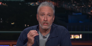 jon stewart on the late show