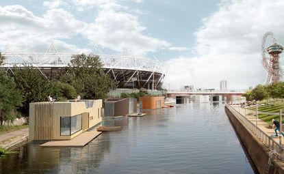 Baca Architects propose a series of homes on London’s waterways