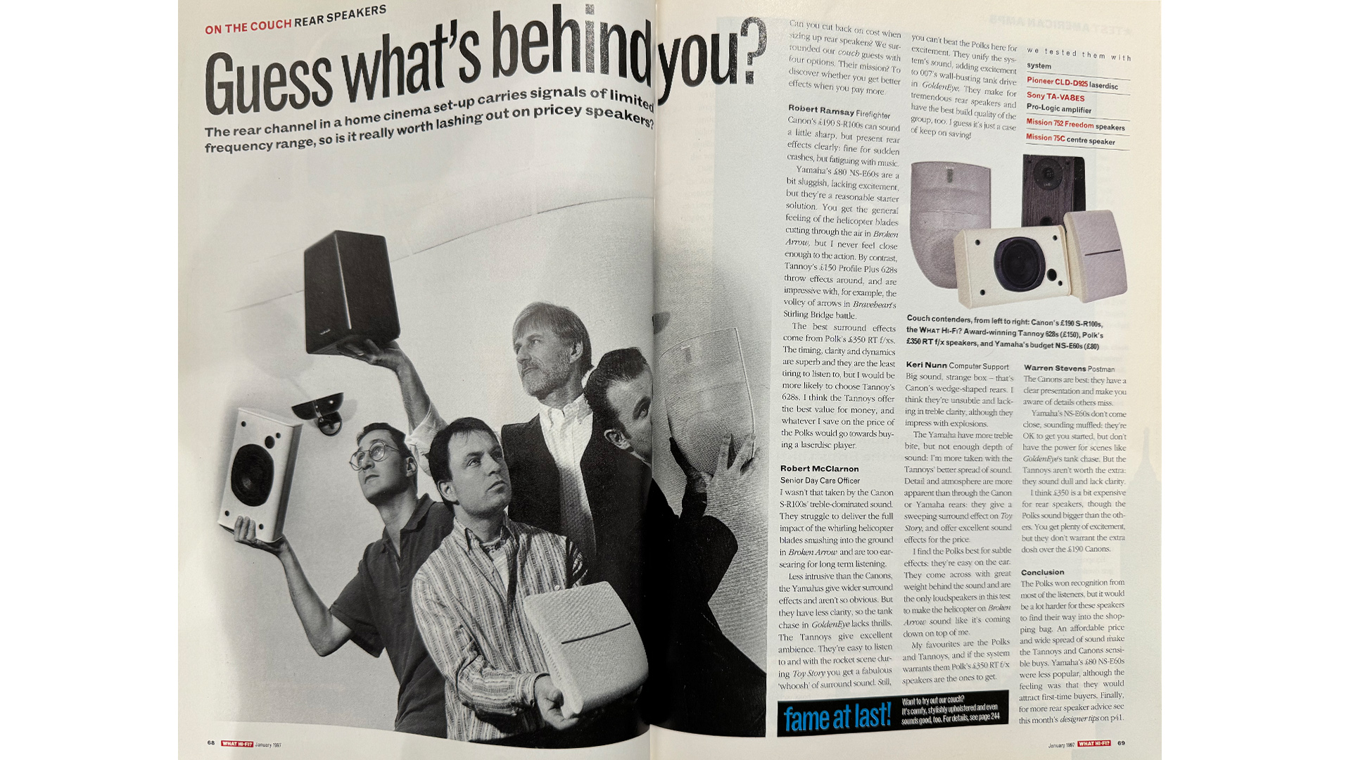 27 years ago, What Hi-Fi? was asking manufacturers to suggest their perfect hi-fi systems