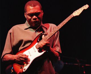 Robert Cray performs at the Aerial Theater at Bayou Place in Houston, Texas on June 11, 1999