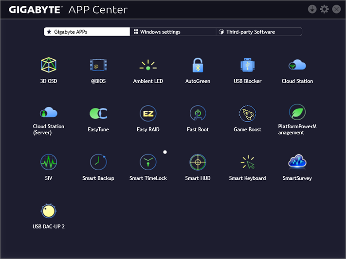 Gigabyte Z390 Designare Software and Firmware