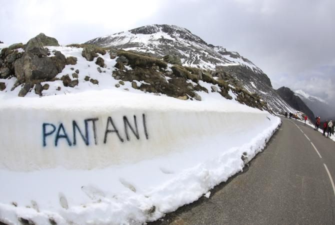 Marco Pantani was in the minds of many on stage 14