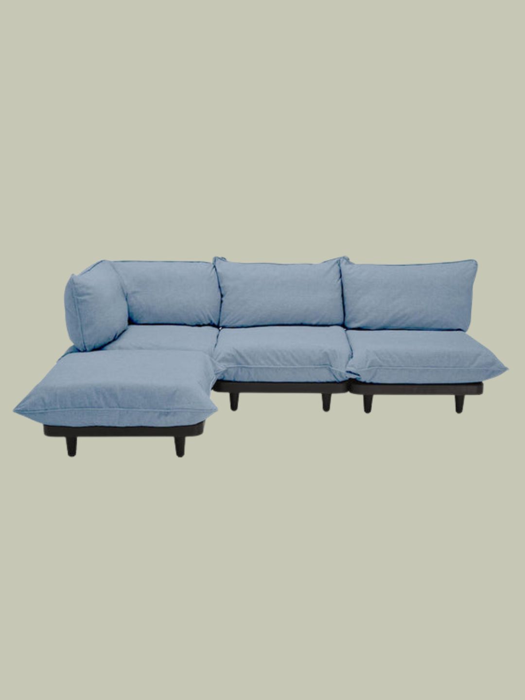 Fatboy, Paletti Outdoor Modular Sofa Set - Large - Storm Blue