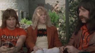 The band being interviewed in This Is Spinal Tap