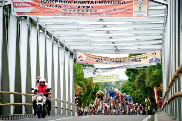 The landscape of Tour de Singkarak stage 6