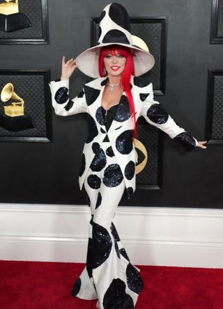 Shania Twain attending the Grammy Awards in 2023