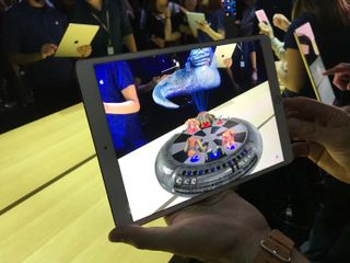 An ARKit demo at WWDC (Credit: Mark Spoonauer/Tom's Guide)