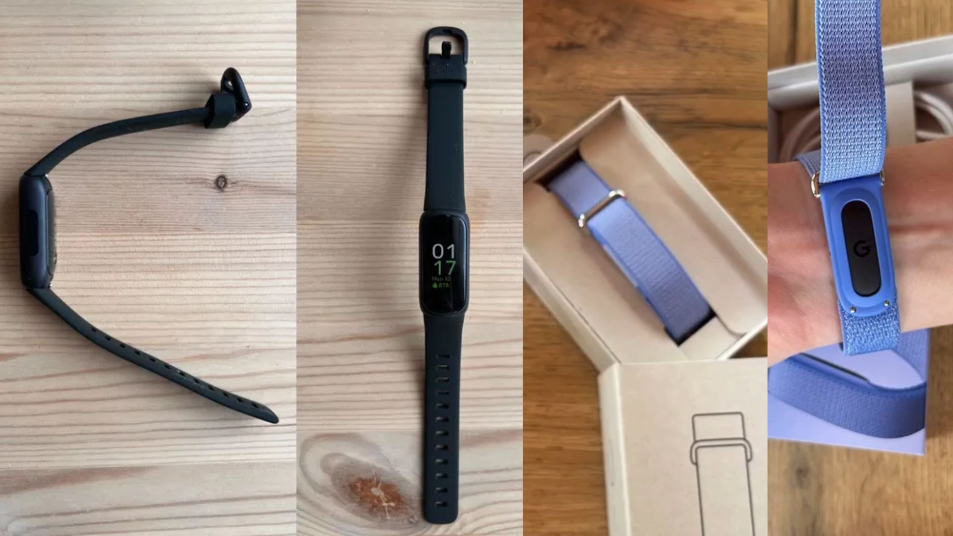Grace Walsh's Fitbit Air and Inspire 3 sitting on table