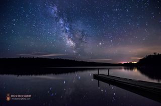Milky Way Over Lake St. George, Maine