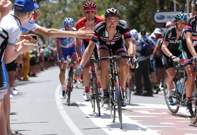 It was high fives for Marcel Kittel up the climb today