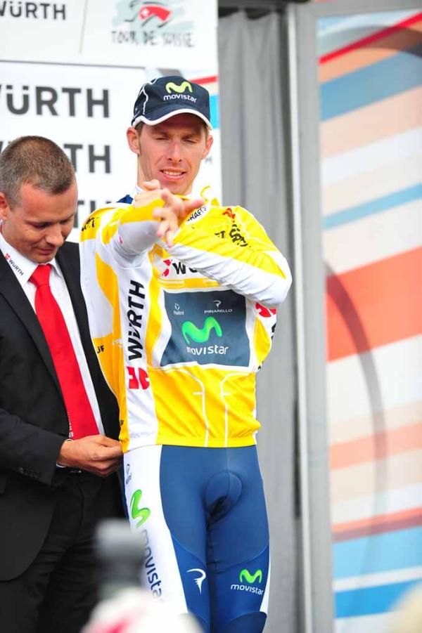 Rui Costa (Movistar) retains the yellow jersey.