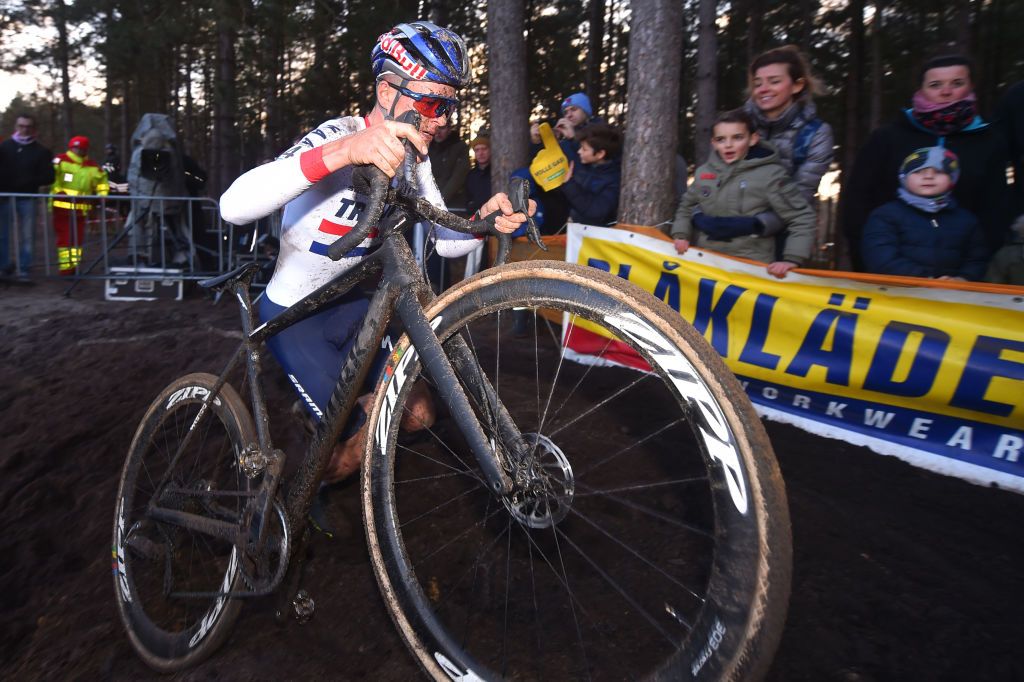 ZONHOVEN BELGIUM DECEMBER 08 Tom Pidcock of United Kingdom and Team TP Racing during the 24th Superprestige Zonhoven 2019 superprestige zonhoven TelenetSuperprestige on December 08 2019 in Zonhoven Belgium Photo by Luc ClaessenGetty Images