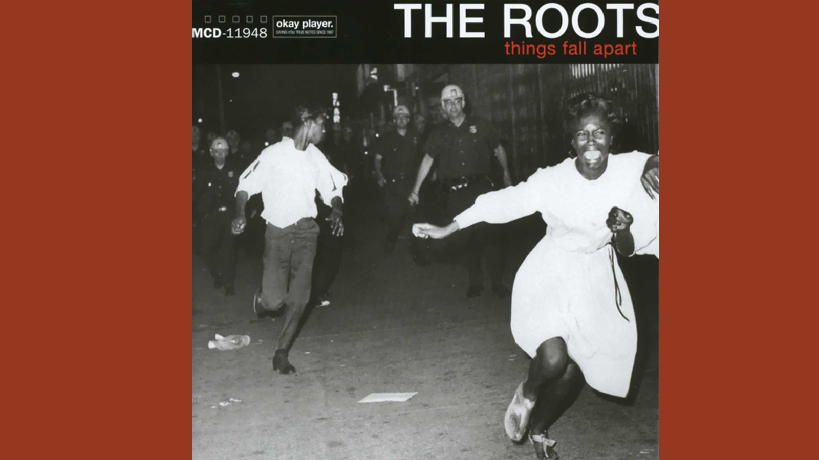 the cover of the roots stuff collapses