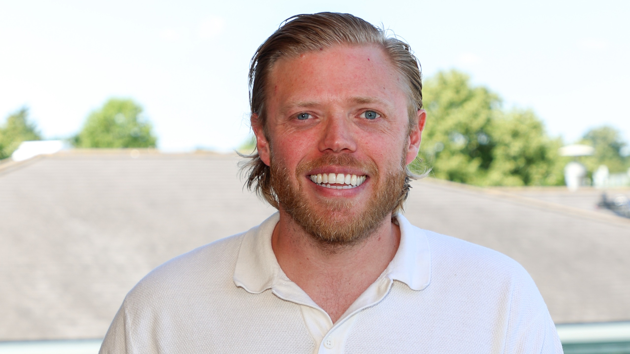 Rob Beckett attends as a guest of Emirates, Official Airline Partner of The Championships, Wimbledon on July 11, 2025 in Wimbledon, England. 