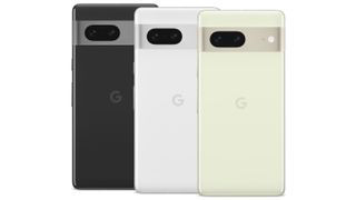 All colorways of the Google Pixel 7