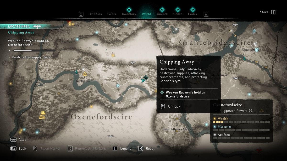 AC Valhalla Chipping Away