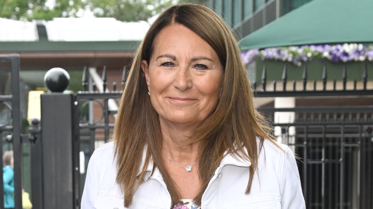 Carole Middleton attends Day Three of Wimbledon 2022