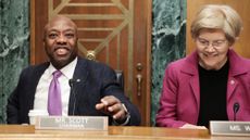 Sen. Tim Scott (R-S.C.) and Sen. Elizabeth Warren (D-Mass.)