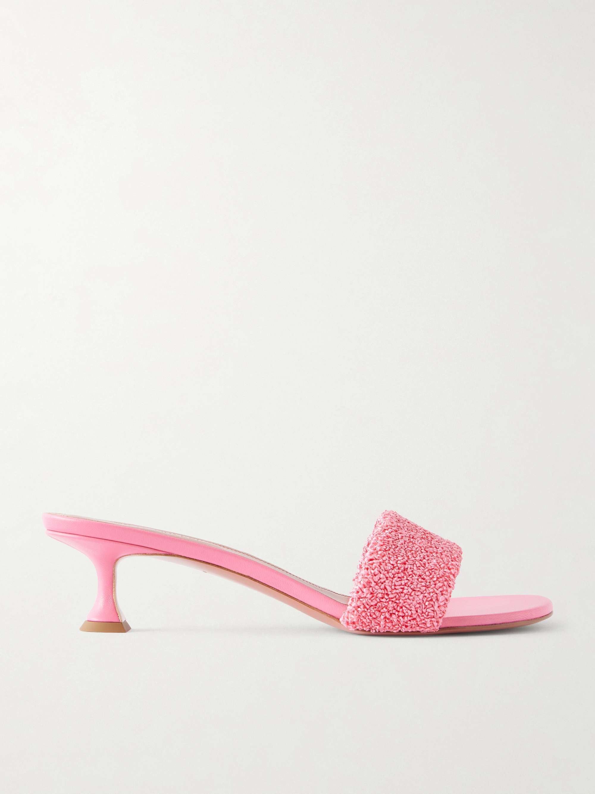Andreea 45 Raffia Mules