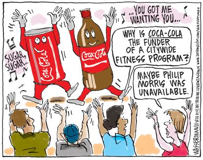 Editorial cartoon U.S. Coca-Cola Health
