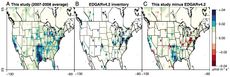 Methane map