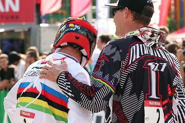 Steve Peat and Greg Minnaar
