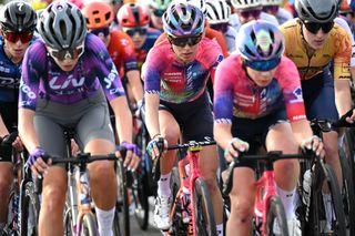 GANDIA SPAIN FEBRUARY 13 Katarzyna Niewiadoma of Poland and Team CANYONSRAM zondacrypto competes during the 9th Setmana Ciclista Volta Femenina de la Comunitat Valenciana 2025 Stage 1 a 112km stage from Alzira to Gandia on February 13 2025 in Gandia Spain Photo by Szymon GruchalskiGetty Images
