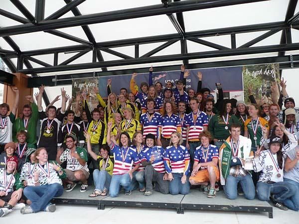 Podium: Division 1 Team Omnium