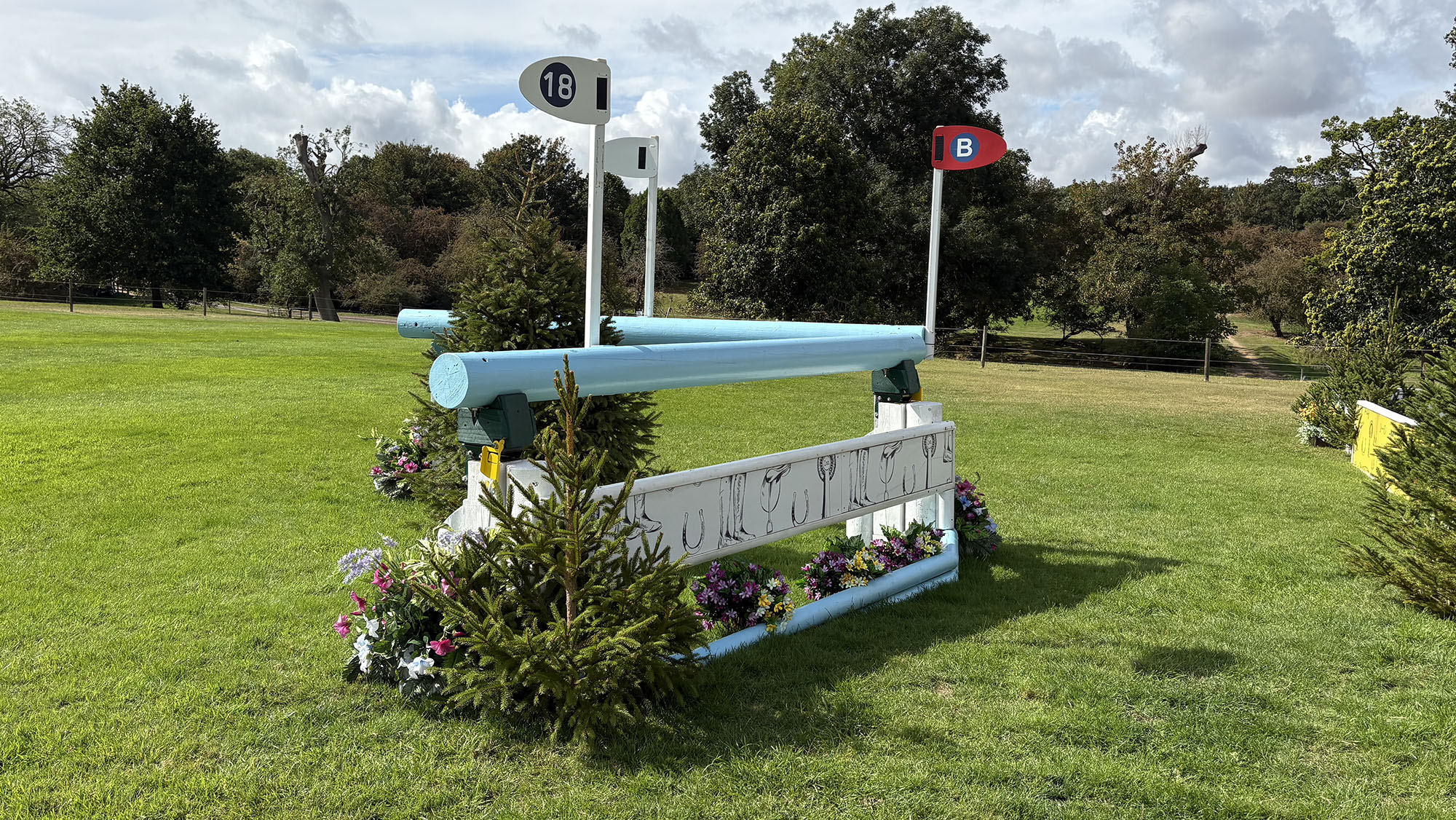 Burghley Horse Trials cross-country course 2025 fence 18b