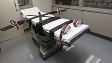 The gurney used for lethal injections in Oklahoma.