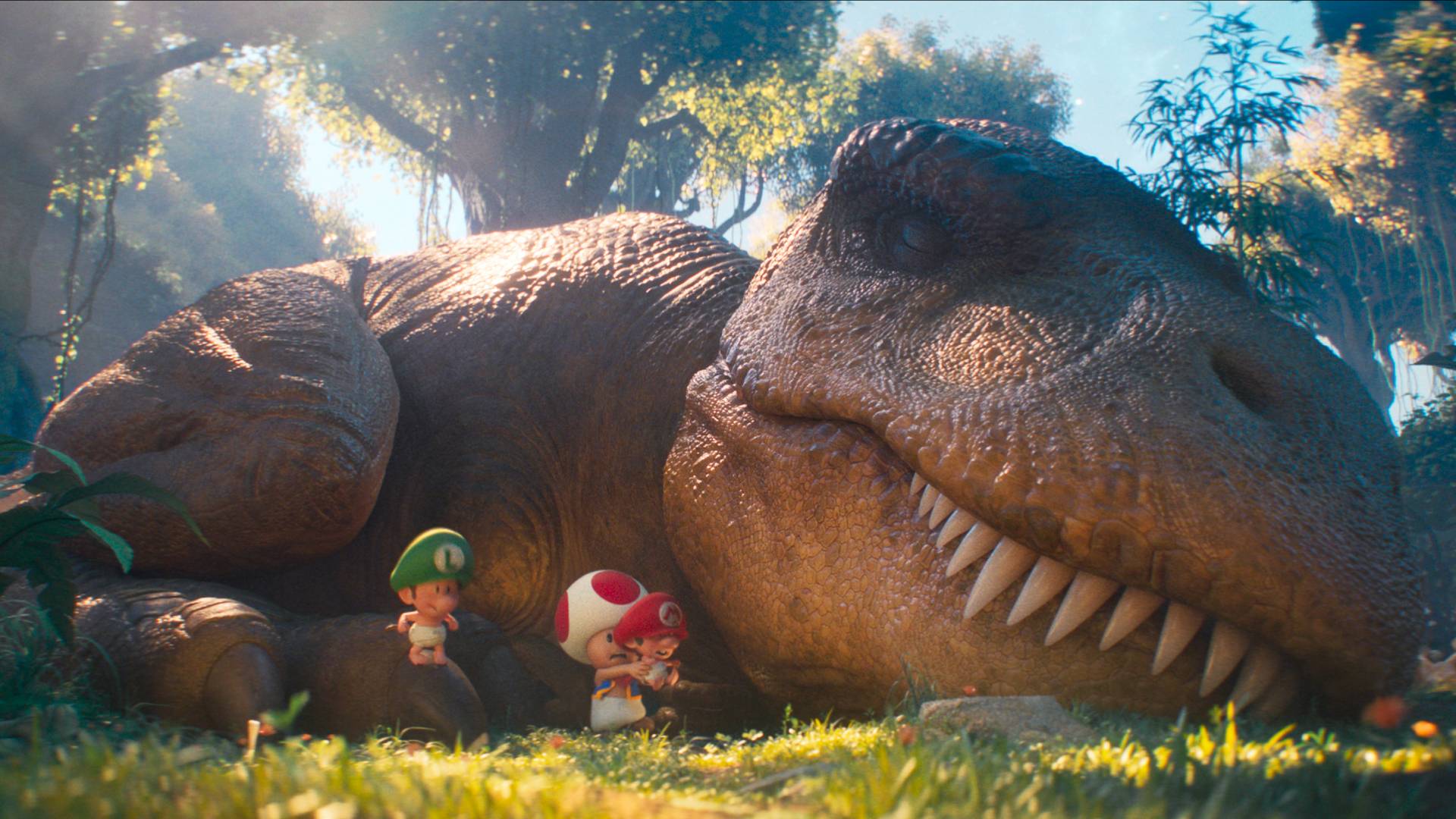 Baby Luigi, Toad (Keegan-Michael Key) and Baby Mario in Nintendo and Illumination&amp;rsquo;s The Super Mario Galaxy Movie