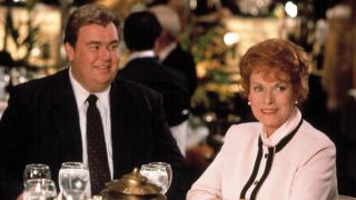 John Candy and Maureen O'Hara in Only the Lonely