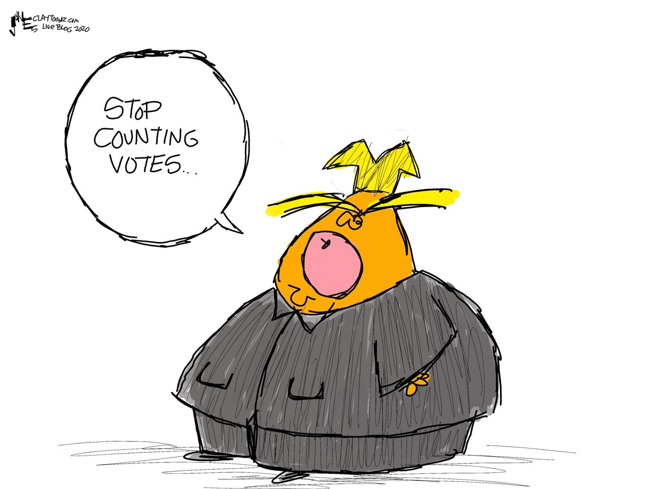 Political Cartoon U.S. Trump 2020&amp;amp;nbsp;kim jong un