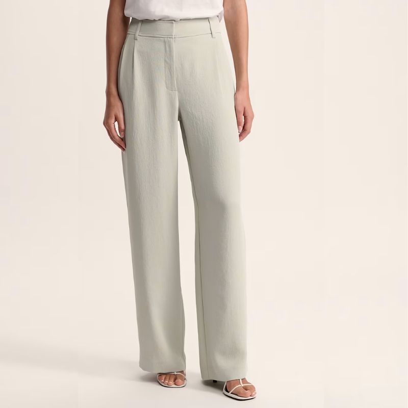 mint waistcoat and trousers