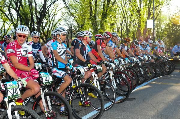 Pro men at the start
