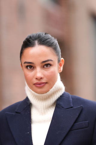 Woman at NYFW 2025 beauty