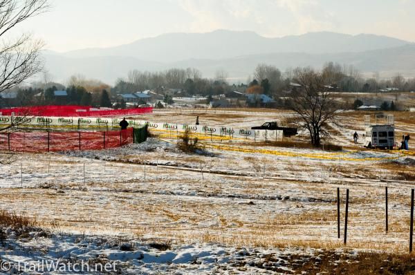 The sun was out early in the morning to melt the snow into mud.