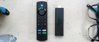 Amazon Fire TV Stick 4K Max dongle and Alexa Voice Remote