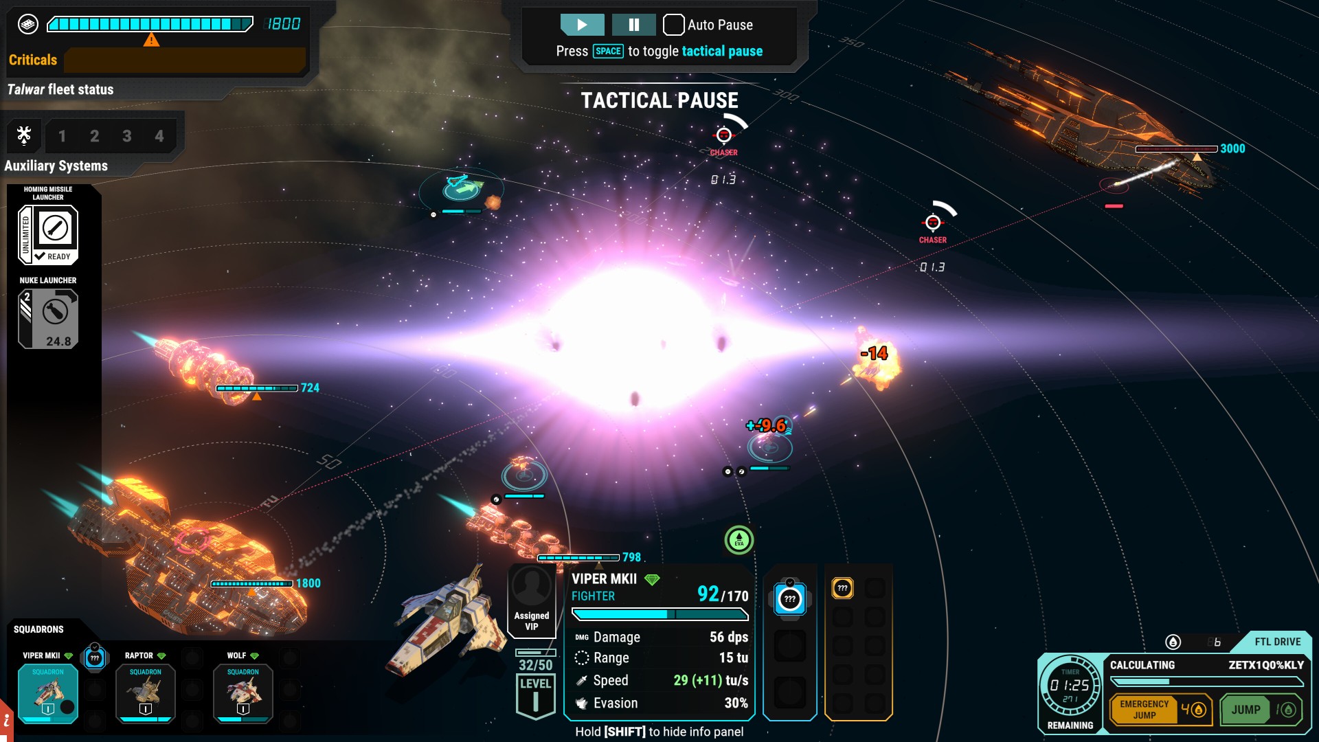 Screenshot from the video game "Battlestar Galactica: Scattered Hopes."
