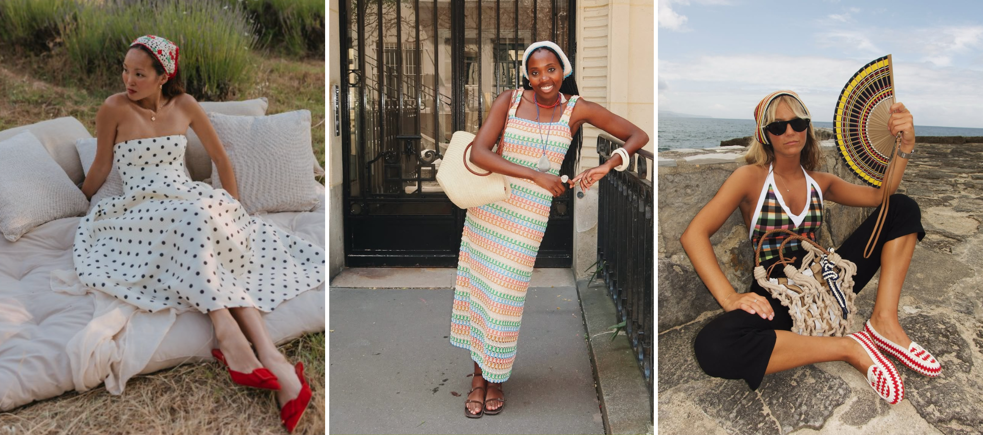 @marikokuo @raquelcostagomess @caetanaba wear summer outfits with bandanas
