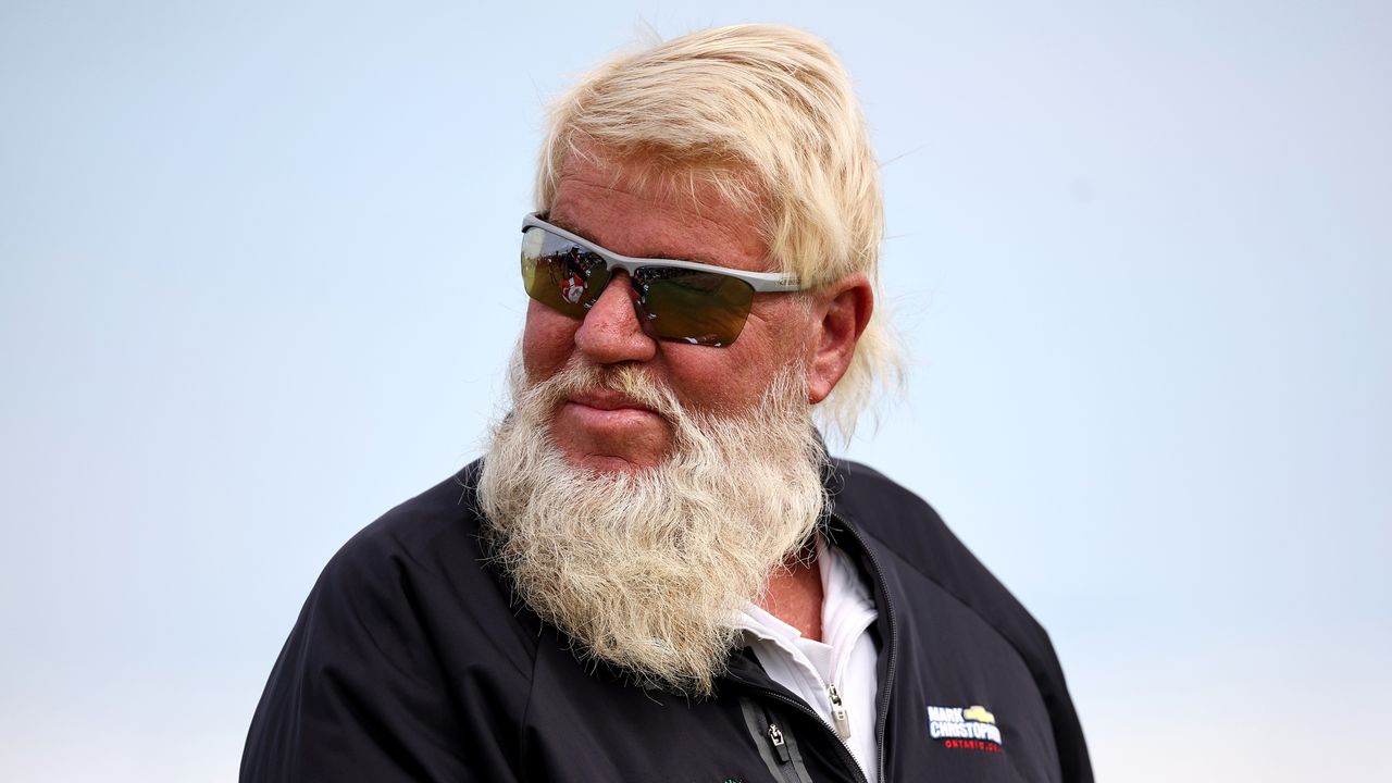 John Daly at the 151st Open Championship at Royal Liverpool Golf Club