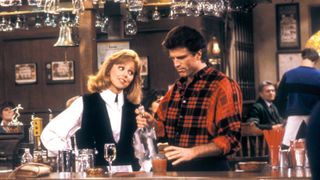 Shelley Long and Ted Danson in Cheers