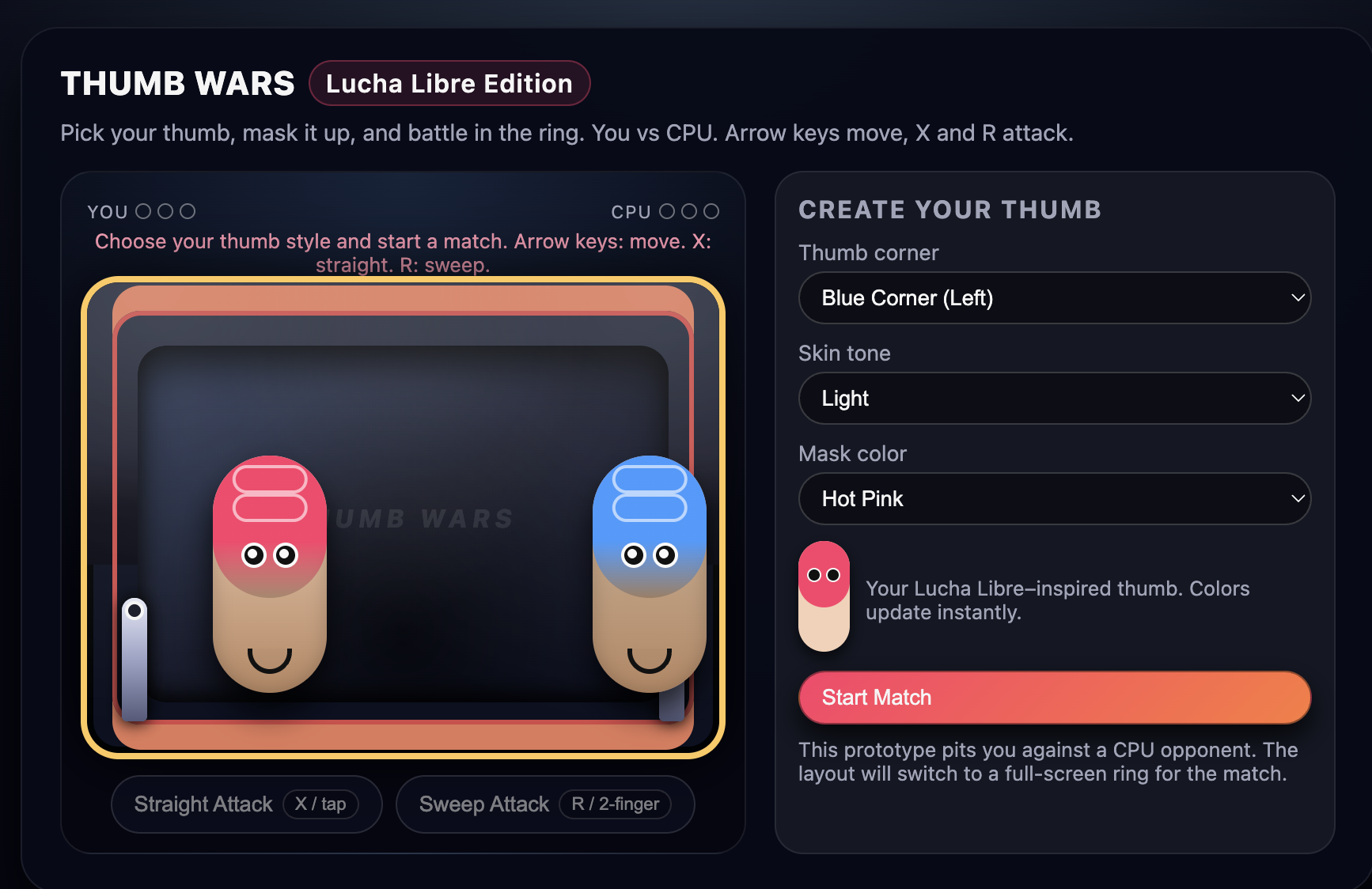 ChatGPT Thumb Wars V 2